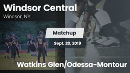 Matchup: Windsor Central vs. Watkins Glen/Odessa-Montour 2019