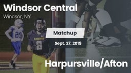 Matchup: Windsor Central vs. Harpursville/Afton 2019