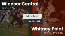 Matchup: Windsor Central vs. Whitney Point  2019