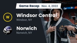 Recap: Windsor Central  vs. Norwich  2022