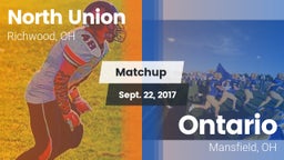 Matchup: North Union vs. Ontario  2017