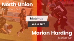 Matchup: North Union vs. Marion Harding  2017