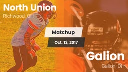 Matchup: North Union vs. Galion  2017
