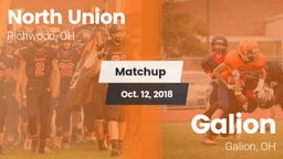 Matchup: North Union vs. Galion  2018