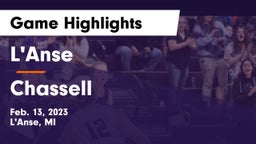 L'Anse  vs Chassell Game Highlights - Feb. 13, 2023