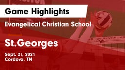 Evangelical Christian School vs St.Georges  Game Highlights - Sept. 21, 2021