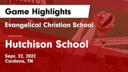 Evangelical Christian School vs Hutchison School Game Highlights - Sept. 22, 2022