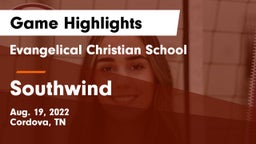 Evangelical Christian School vs Southwind Game Highlights - Aug. 19, 2022
