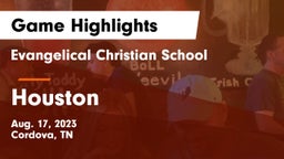 Evangelical Christian School vs Houston  Game Highlights - Aug. 17, 2023