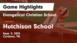 Evangelical Christian School vs Hutchison School Game Highlights - Sept. 5, 2023