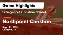 Evangelical Christian School vs Northpoint Christian Game Highlights - Sept. 21, 2023