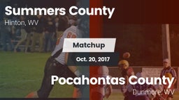 Matchup: Summers County vs. Pocahontas County  2017