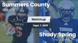 Matchup: Summers County vs. Shady Spring  2018