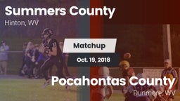 Matchup: Summers County vs. Pocahontas County  2018