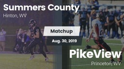 Matchup: Summers County vs. PikeView  2019