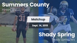 Matchup: Summers County vs. Shady Spring  2019