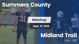 Matchup: Summers County vs. Midland Trail 2019