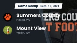 Recap: Summers County  vs. Mount View  2021