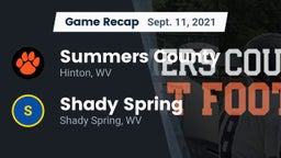 Recap: Summers County  vs. Shady Spring  2021