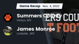Recap: Summers County  vs. James Monroe 2022