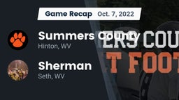 Recap: Summers County  vs. Sherman  2022