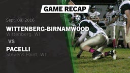 Recap: Wittenberg-Birnamwood  vs. Pacelli  2016