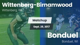 Matchup: Wittenberg-Birnamwoo vs. Bonduel  2017