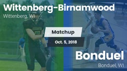 Matchup: Wittenberg-Birnamwoo vs. Bonduel  2018