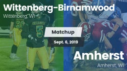 Matchup: Wittenberg-Birnamwoo vs. Amherst  2019