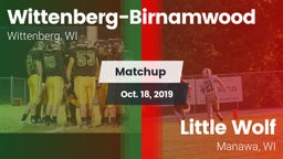 Matchup: Wittenberg-Birnamwoo vs. Little Wolf  2019