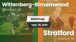 Matchup: Wittenberg-Birnamwoo vs. Stratford  2020