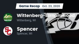 Recap: Wittenberg-Birnamwood  vs. Spencer  2020