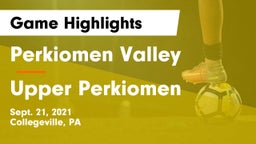 Perkiomen Valley  vs Upper Perkiomen  Game Highlights - Sept. 21, 2021