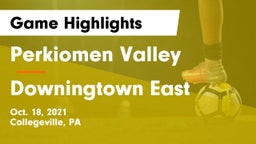 Perkiomen Valley  vs Downingtown East  Game Highlights - Oct. 18, 2021