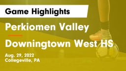 Perkiomen Valley  vs Downingtown West HS Game Highlights - Aug. 29, 2022