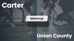 Matchup: Carter vs. Union County  2016