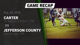 Recap: Carter  vs. Jefferson County  2016