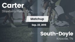 Matchup: Carter vs. South-Doyle  2016