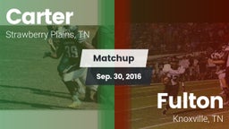 Matchup: Carter vs. Fulton  2016