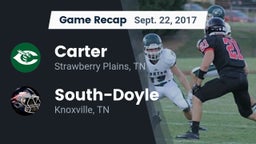 Recap: Carter  vs. South-Doyle  2017