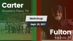 Matchup: Carter vs. Fulton  2017
