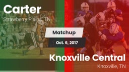 Matchup: Carter vs. Knoxville Central  2017