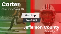 Matchup: Carter vs. Jefferson County  2018