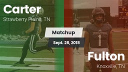Matchup: Carter vs. Fulton  2018