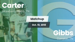 Matchup: Carter vs. Gibbs  2018