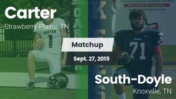 Matchup: Carter vs. South-Doyle  2019