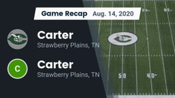 Recap: Carter  vs. Carter  2020