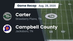 Recap: Carter  vs. Campbell County  2020