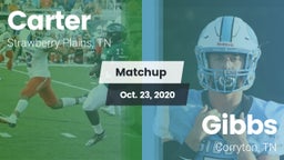 Matchup: Carter vs. Gibbs  2020