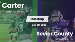 Matchup: Carter vs. Sevier County  2020